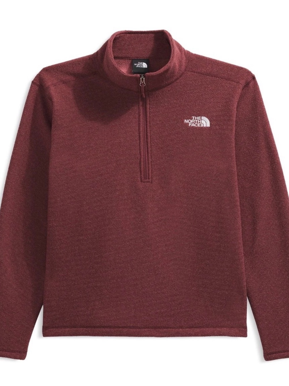 The North Face Textured Cap Rock Men's Midweight Fleece Quarter Zip Pullover, S